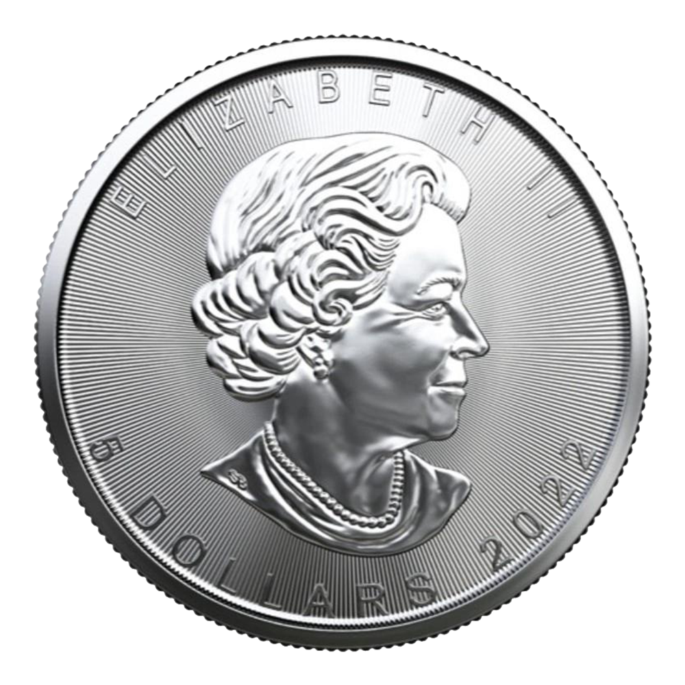 1oz Silver Canadian Maple Leaf Coin 2022