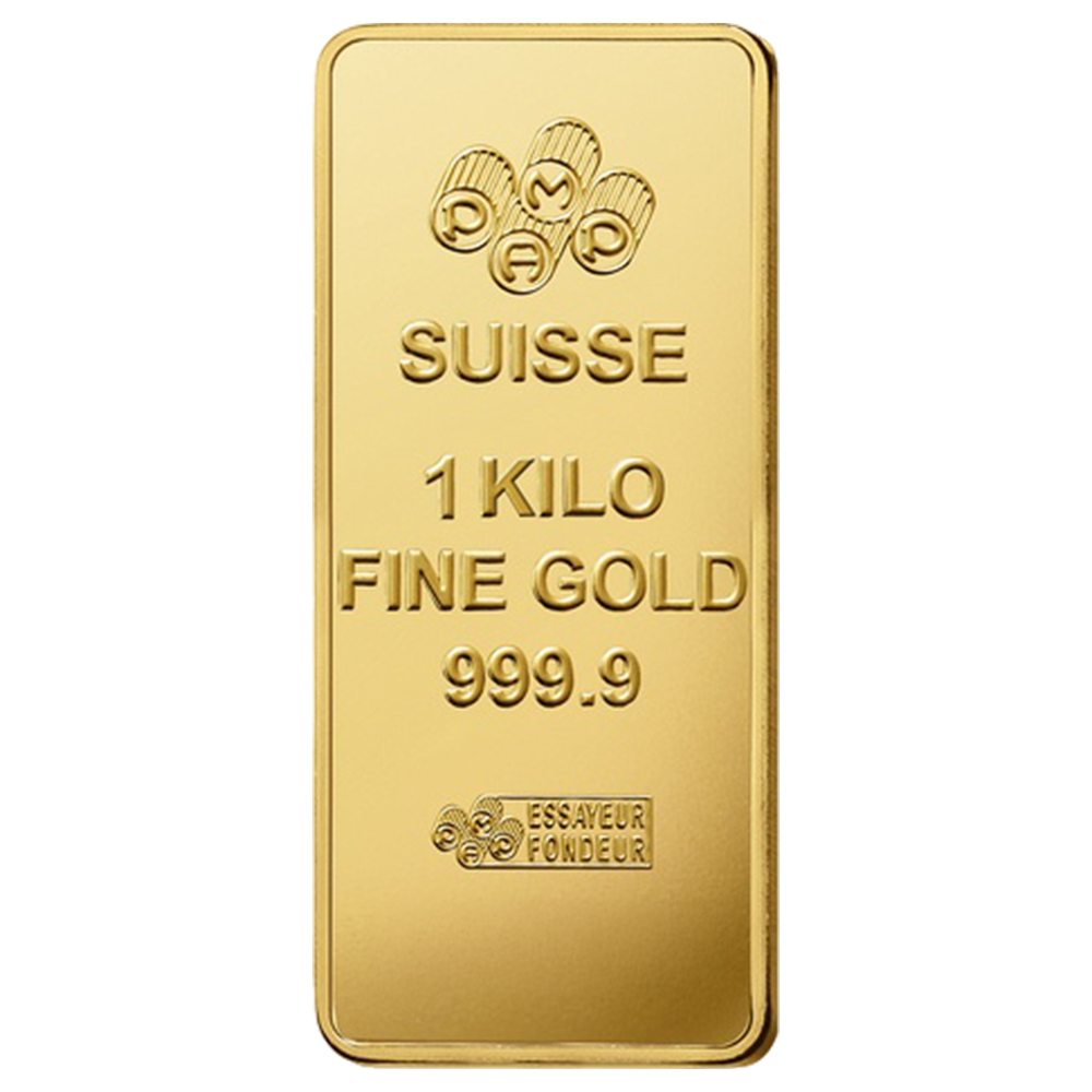 1kg Gold PAMP Gold Bar 999,9