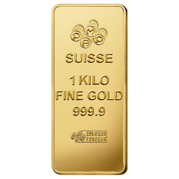 1kg Gold PAMP Gold Bar 999,9