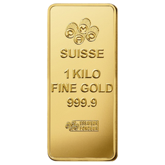 1kg Gold PAMP Gold Bar 999,9