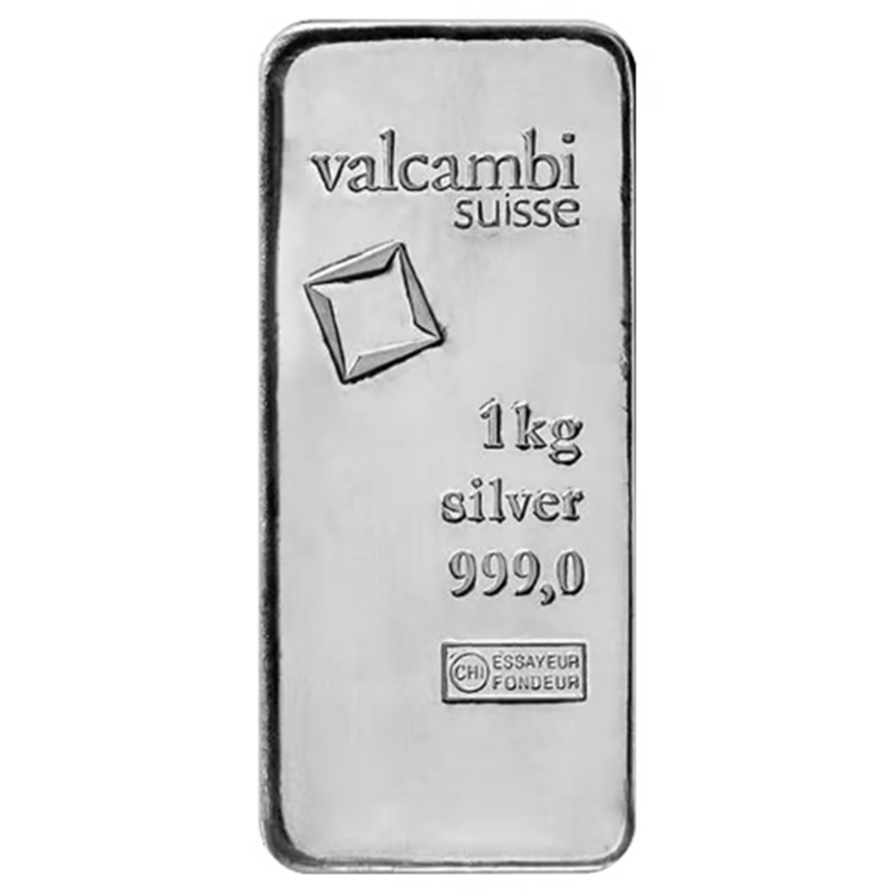 1kg Valcambi Silver Cast Bar