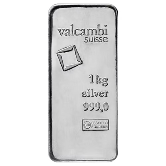 1kg Valcambi Silver Cast Bar