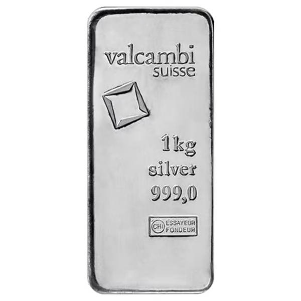 1kg Valcambi Silver Cast Bar