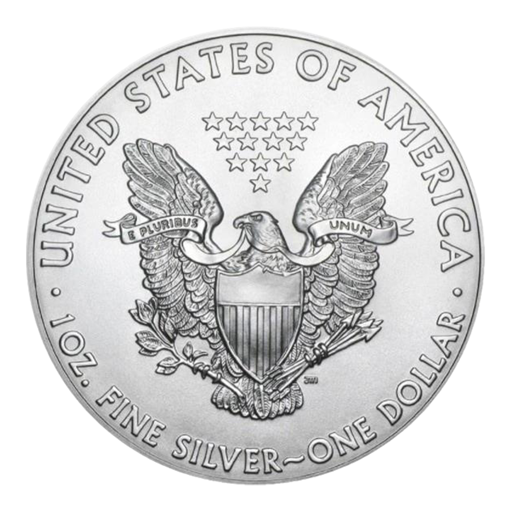 1oz American Eagle Silver Coin (Back-Dated)