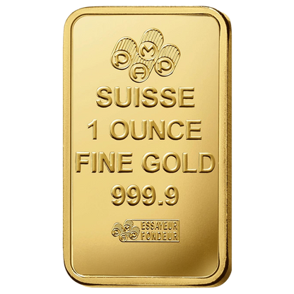 1oz Gold PAMP Fortuna Bar