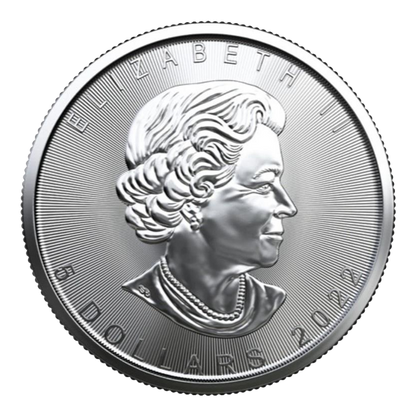 1oz Silver Canadian Maple Leaf Coin 2022