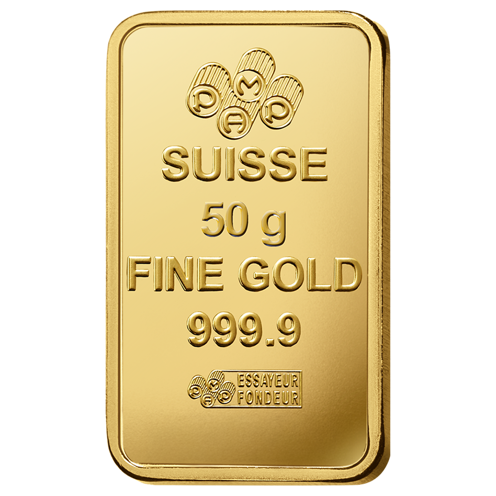 50g PAMP Fortuna Gold Bar