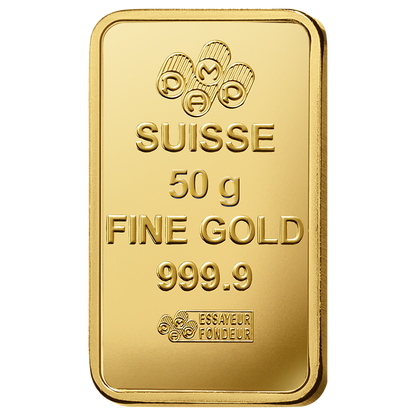 50g PAMP Fortuna Gold Bar