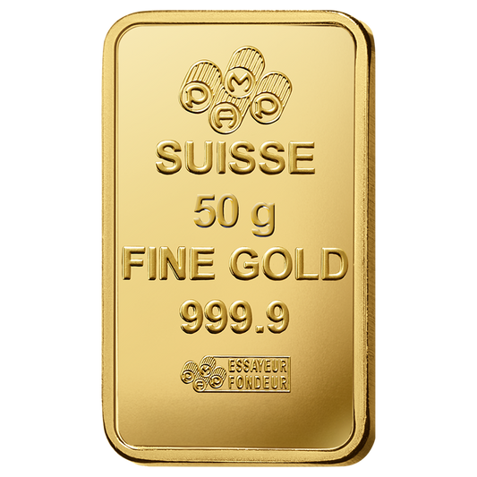 50g PAMP Fortuna Gold Bar